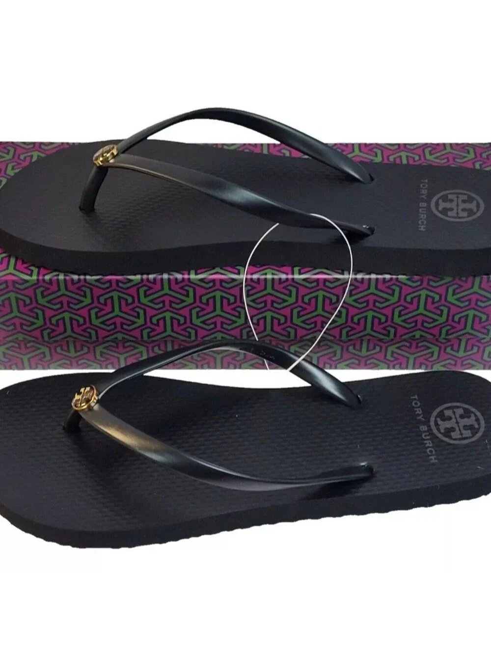 Tory Burch Flip Flops 10 M Discontinued design
